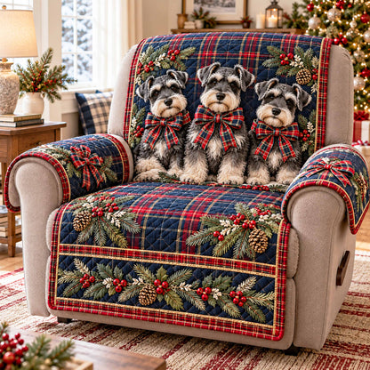Schnauzer Friends Quilted Sofa Cover SN0TD1243