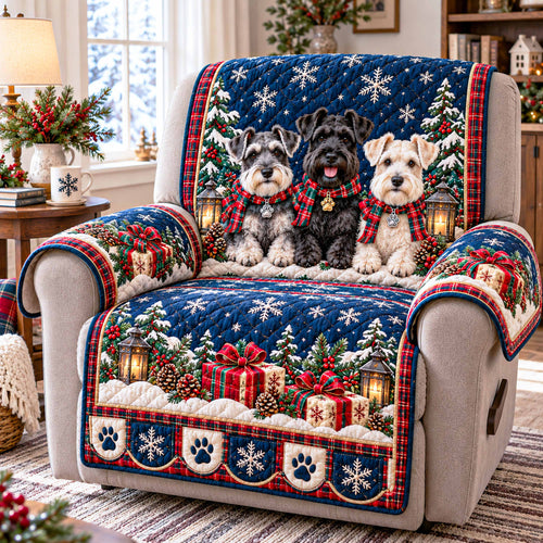 Schnauzer Moments Quilted Sofa Cover SN0TD1244