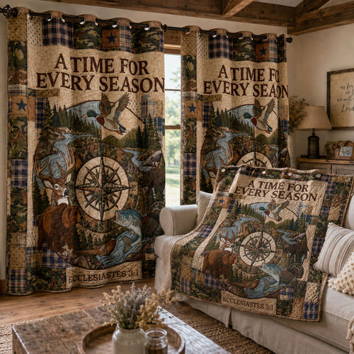 Season of the Hunter Quilted Curtains SN0PT109