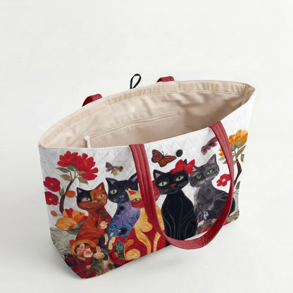 Secret Garden Gatherer Quilted Classic Tote Bag SN0PT039