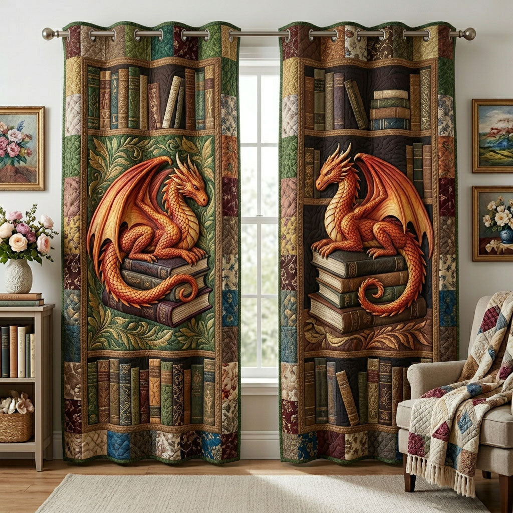 Secret Library Quilted Curtains NCU0ND66