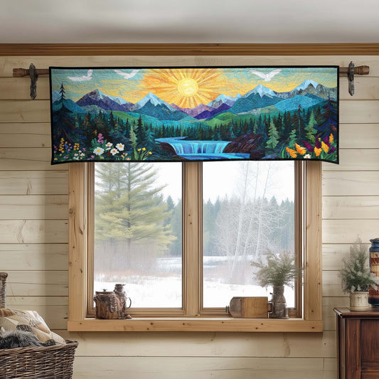 Serene Falls Quilted Valance NCU0DK5408