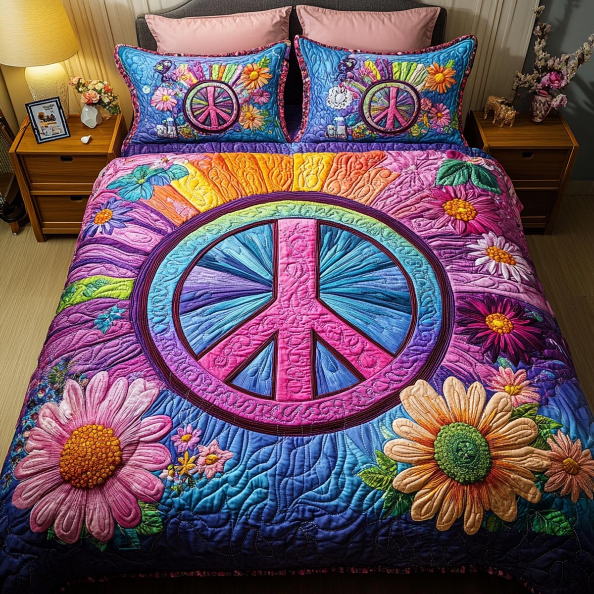 Serene Garden Duvet Cover Set NCU0PVL162