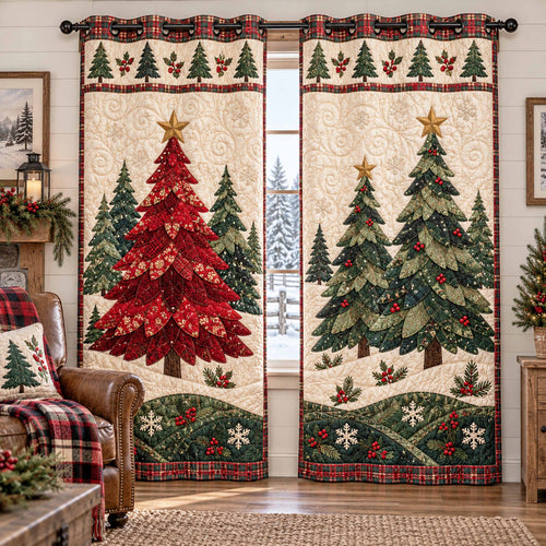 Serene Spruce Quilted Curtains SN0TD1113