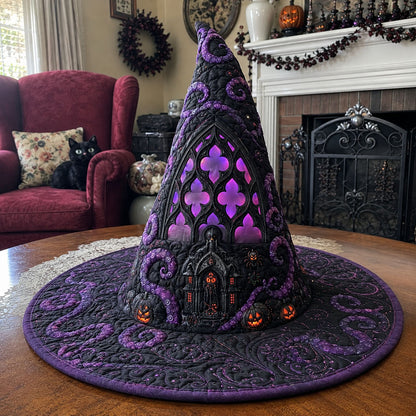 Shadowed Cottage Quilted Witch Hat SN0PT763