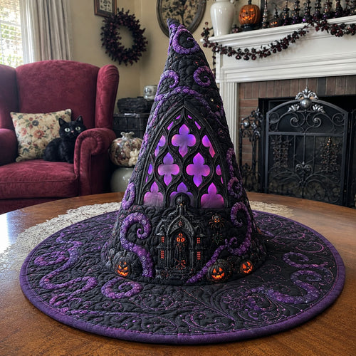 Shadowed Cottage Quilted Witch Hat SN0PT763