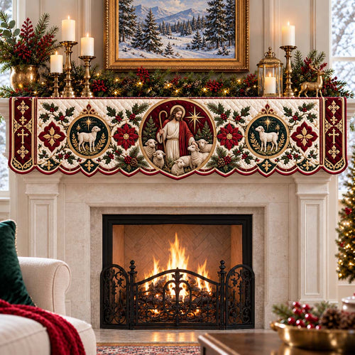 Shepherd Care Quilted Mantel Scarf SN0HH0924