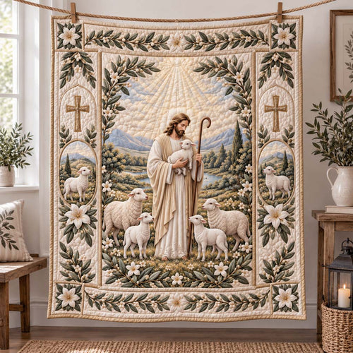 Shepherd Flock Quilted Blanket SN0HH0863