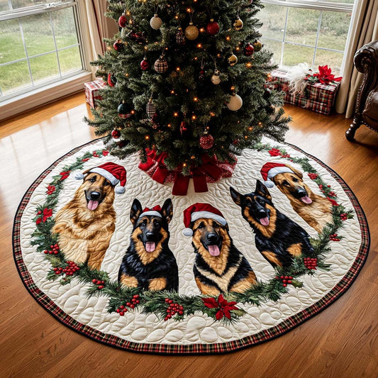 Shepherd Glow Quilted Christmas Tree Skirt NCU0DV8046