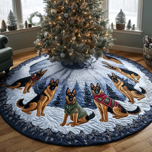 Shepherd Joy Quilted Christmas Tree Skirt NCU0DV8034