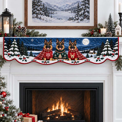 Shepherd Moonlight Chorus Quilted Mantel Scarf SN0HH0540