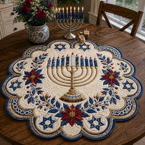 Shining Tradition Custom Shape Quilted Table Topper SN0PT795