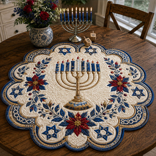 Shining Tradition Custom Shape Quilted Table Topper SN0PT795