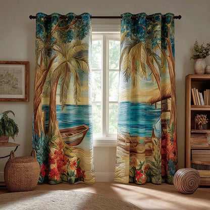 Silent Coast Quilted Curtains NCU0QQ266