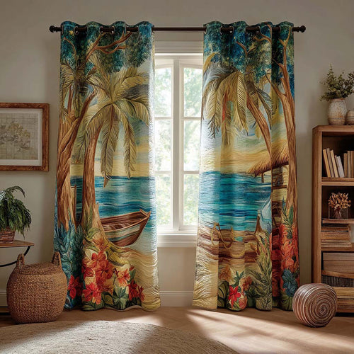 Silent Coast Quilted Curtains NCU0QQ266