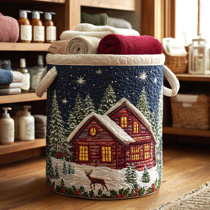 Silent Forest Quilted Laundry Basket NCU0NTV592