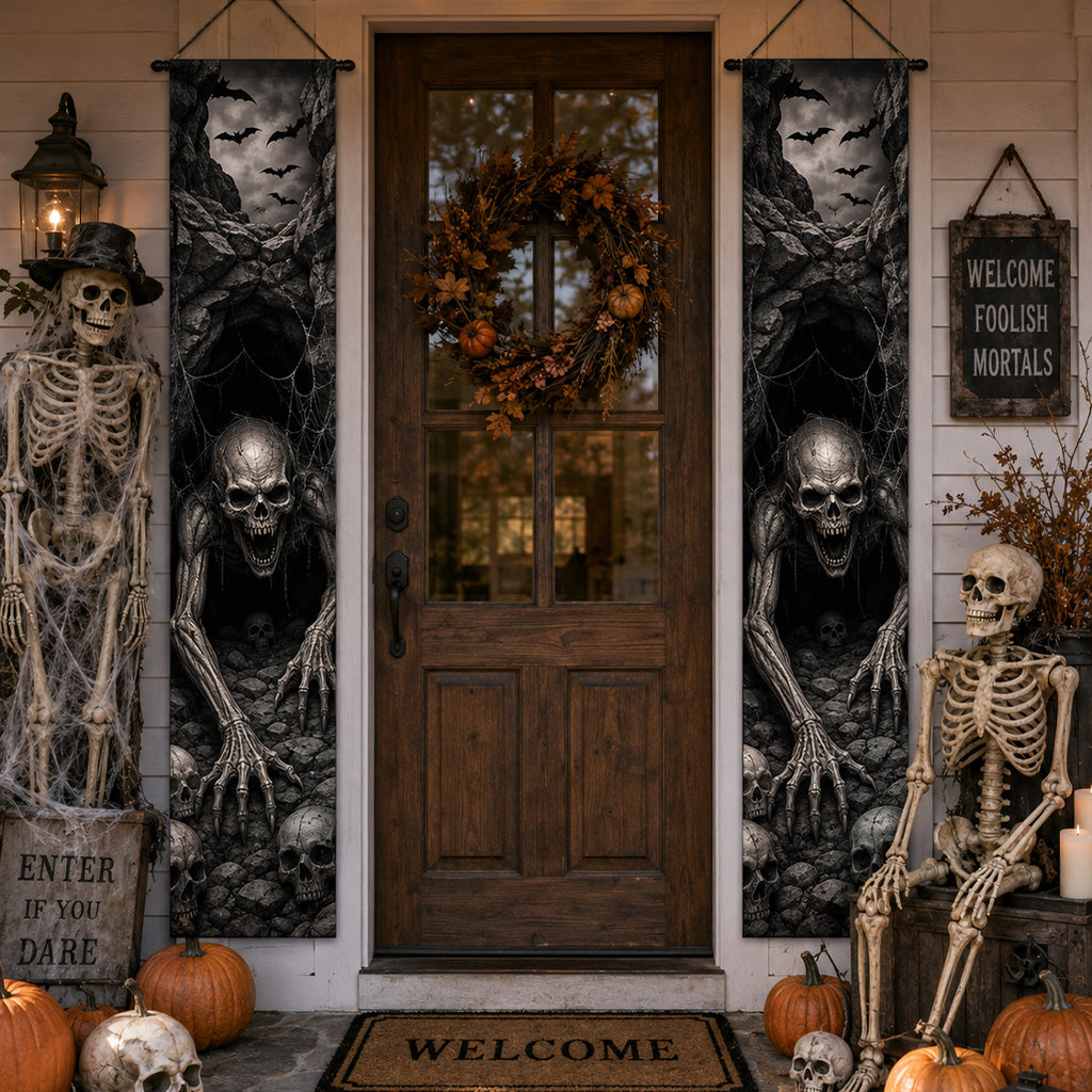 Silent Grave Watch Welcome Door Banner SN0PT271
