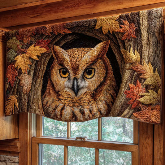 Silent Owl Quilted Valance NCU0PVL720