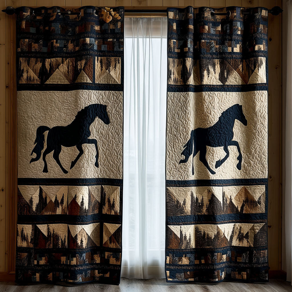 Silent Range Quilted Curtains NCU0TN165