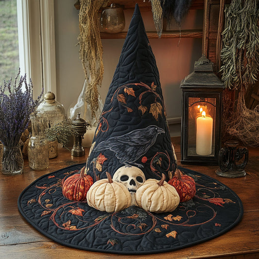 Skull Of Shadows Quilted Witch Hat SN0PT574
