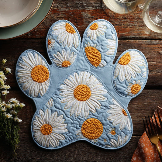 Sky Daisy Custom Shape Quilted Placemat NCU0LV100