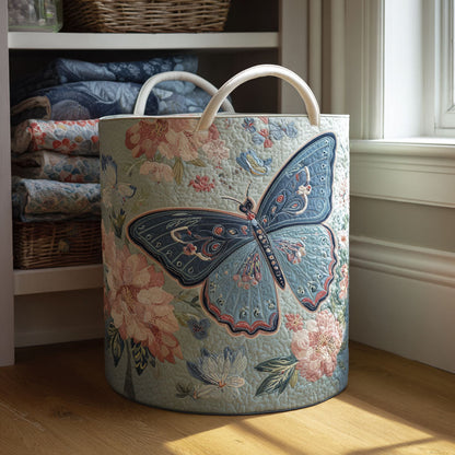 Sky Flutter Quilted Laundry Basket NCU0PVL431
