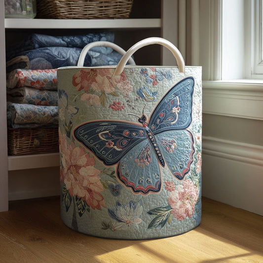 Sky Flutter Quilted Laundry Basket NCU0PVL431