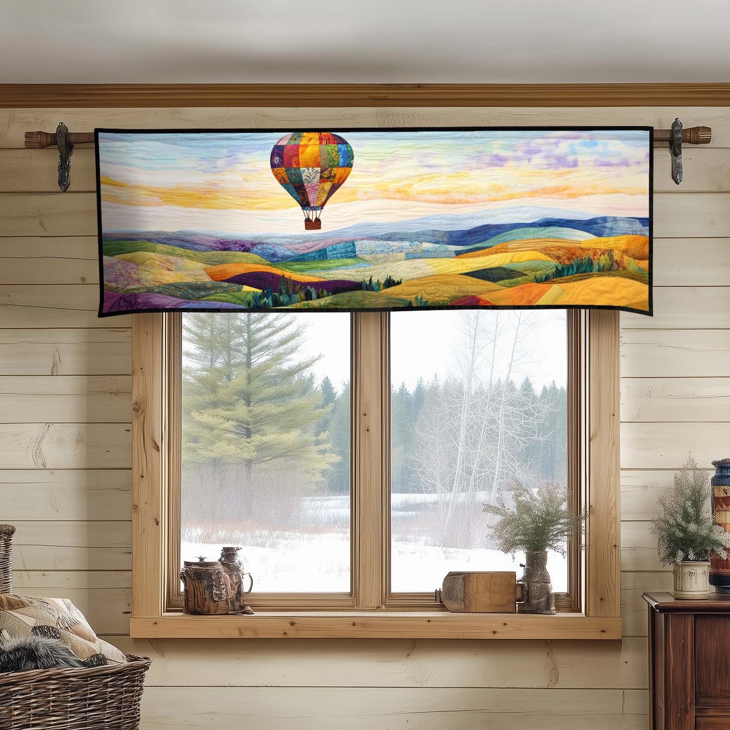 Sky Wanderer Quilted Valance NCU0DK5285