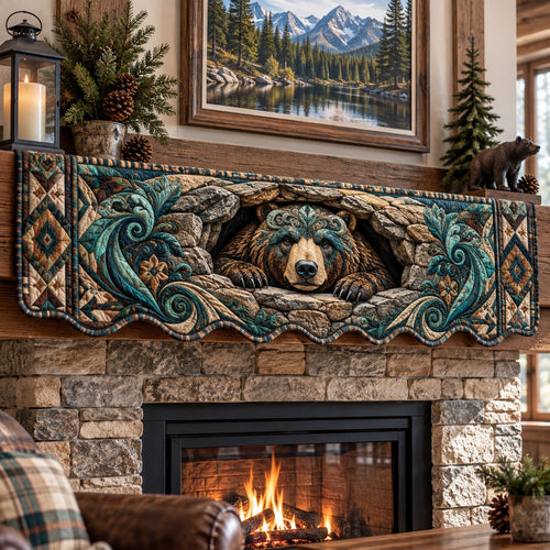 Sleeping Bear Wildflowers Quilted Mantel Scarf SN0PT1421