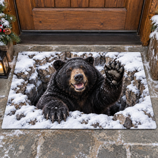 Snowbound Bear Doormat SN0TV636
