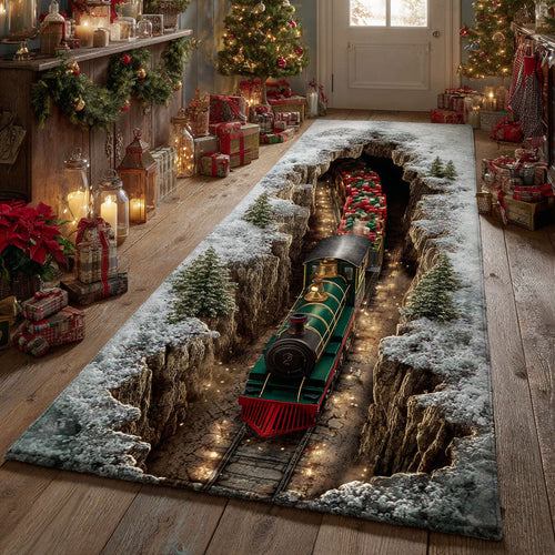 Snowbound Rail Ride Runner Carpet NCU0TV925