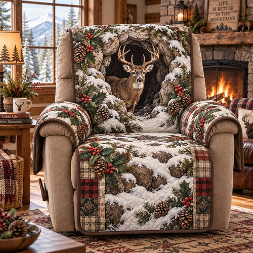 Snowfall Buck Haven Quilted Sofa Cover SN0DV1014