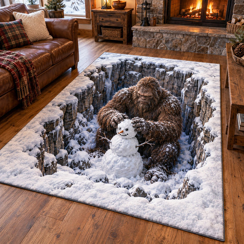 Snowy Bigfoot Area Rug SN0TV618