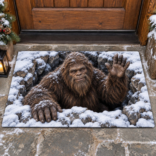 Snowy Bigfoot Doormat SN0TV638