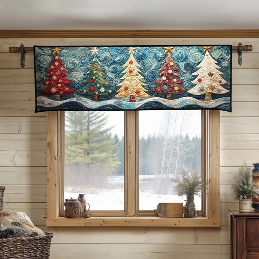Snowy Grove Quilted Valance NCU0DDK1037