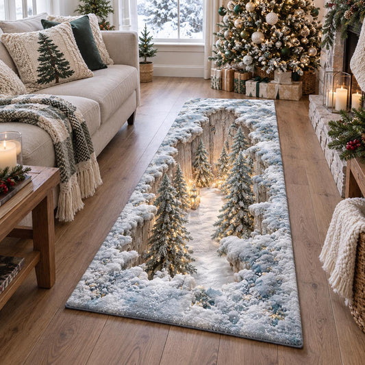 Snowy Pine Trail Runner Carpet SN0DV618