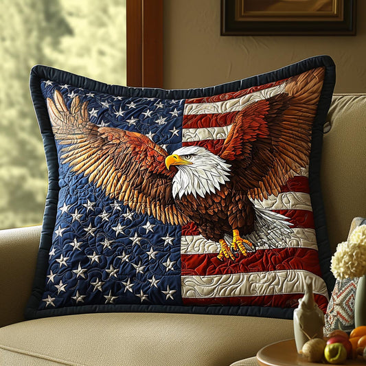 Soar Boldly Quilted Bedding Pillow Case NCU0DV540