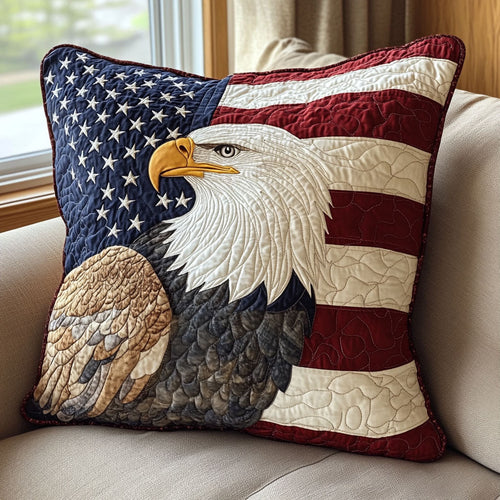 Soaring Eagle Quilted Pillow Case NCU0DK9022