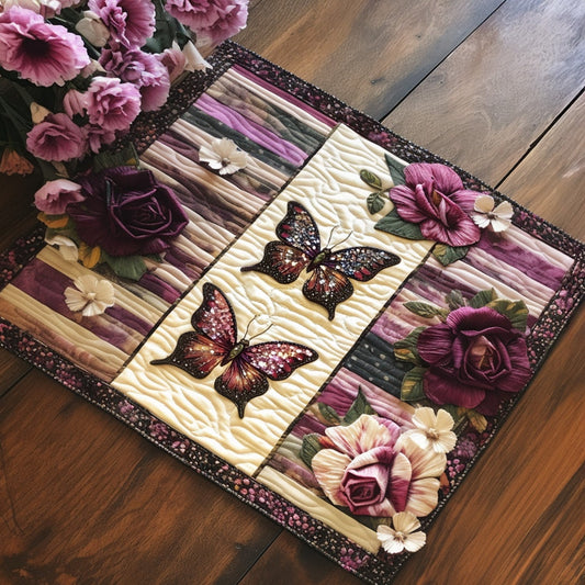 Soft Butterfly Breeze Quilted Place Mat NCU0PT5813