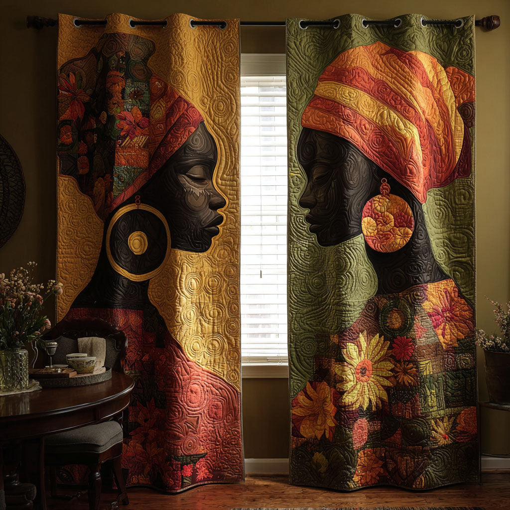 Soulful Patterns Quilted Curtains NCU0TN233