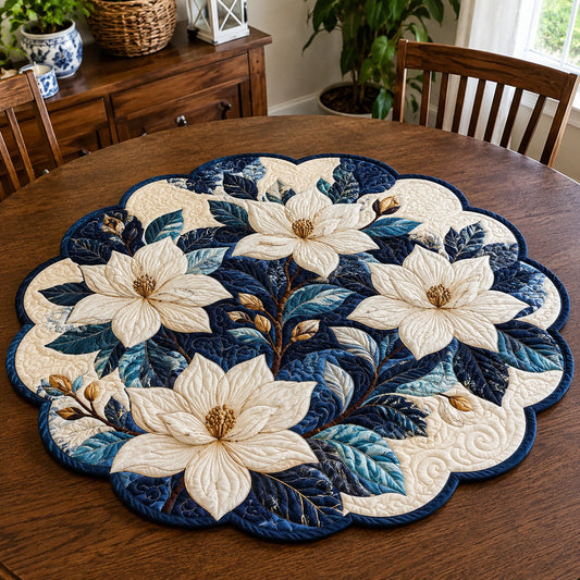 Southern Bloom Harmony Custom Shape Quilted Table Topper SN0PT940