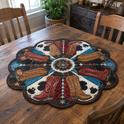 Southwestern Spirit Custom Shape Quilted Table Topper SN0PT860