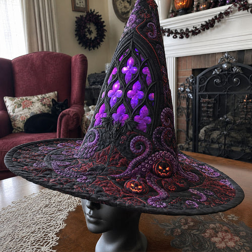 Spellbound Shadows Quilted Witch Hat SN0PT764