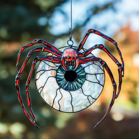 Spider Eyeball Halloween - Window Hanging Suncatcher NCU0PD145