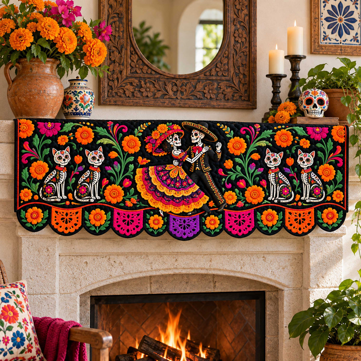 Spirit Celebration Quilted Mantel Scarf SN0TD690