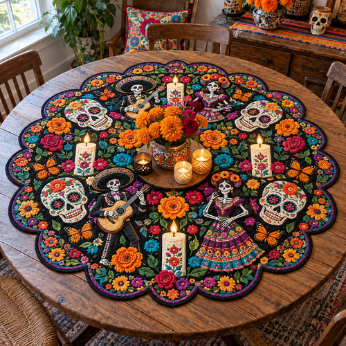 Spirit Garden Custom Shape Quilted Table Topper SN0TV347