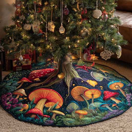 Spirit Grove Christmas Quilted Tree Skirt NCU0PTT2256