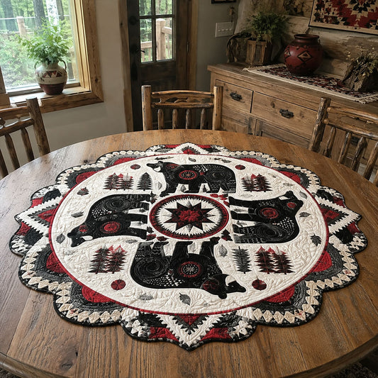 Spirit of the Plains Custom Shape Quilted Table Topper SN0PT816