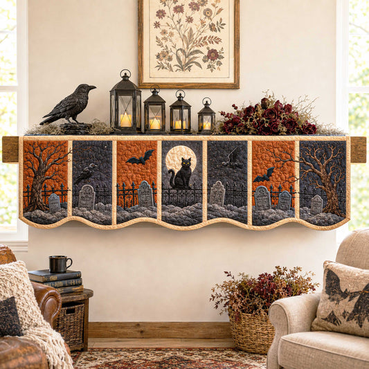 Spooky Magic Quilted Mantle Scarf SN0TD151