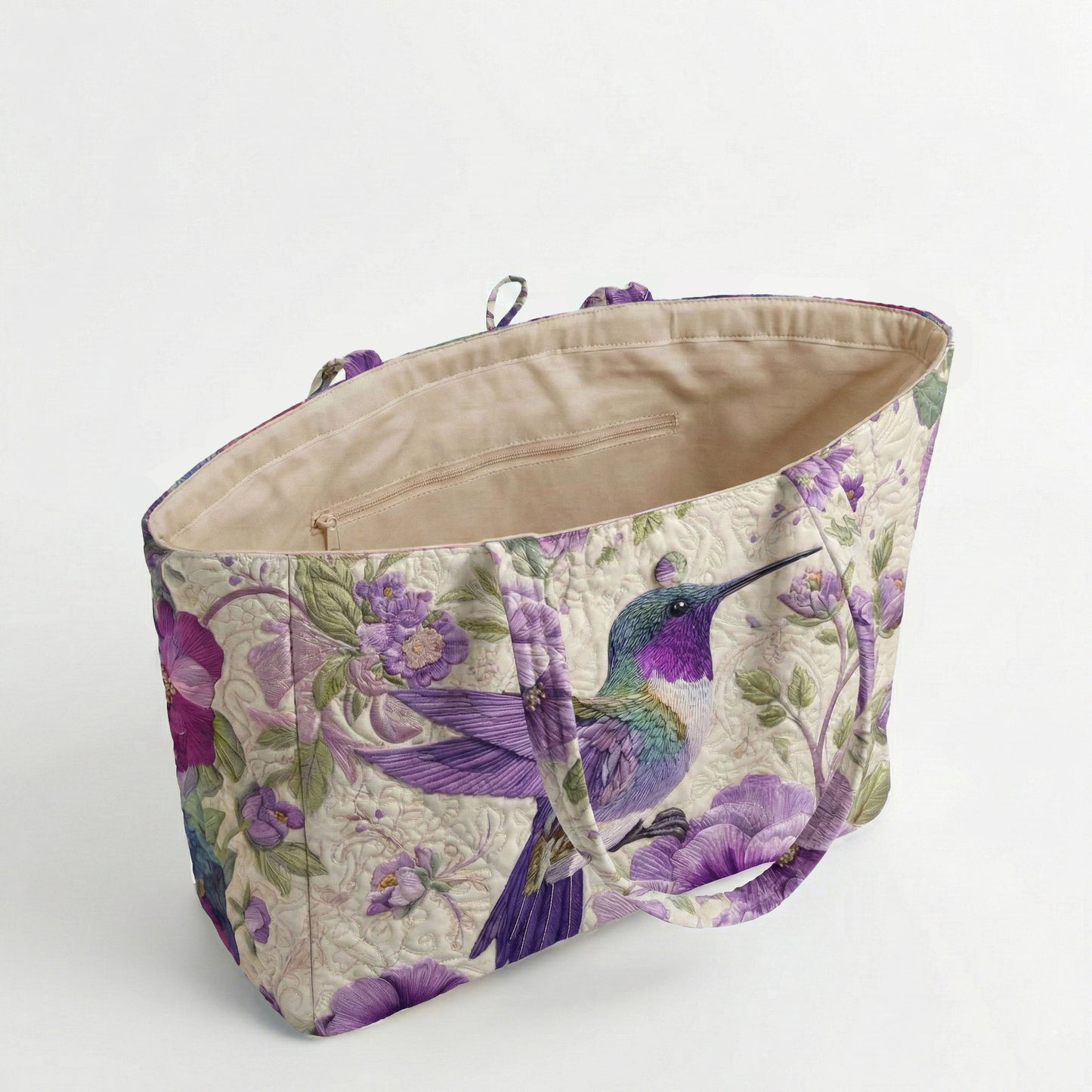 Spring Flight Quilted Classic Tote Bag SN0NT014
